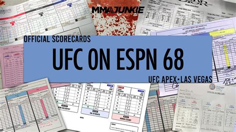 UFC Scorecards .